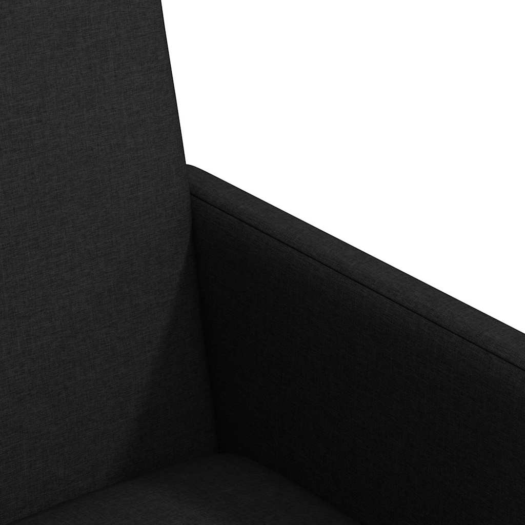 Dining Chairs with Wheel 2 pcs Black 57 x 66 x 94 cm Fabric