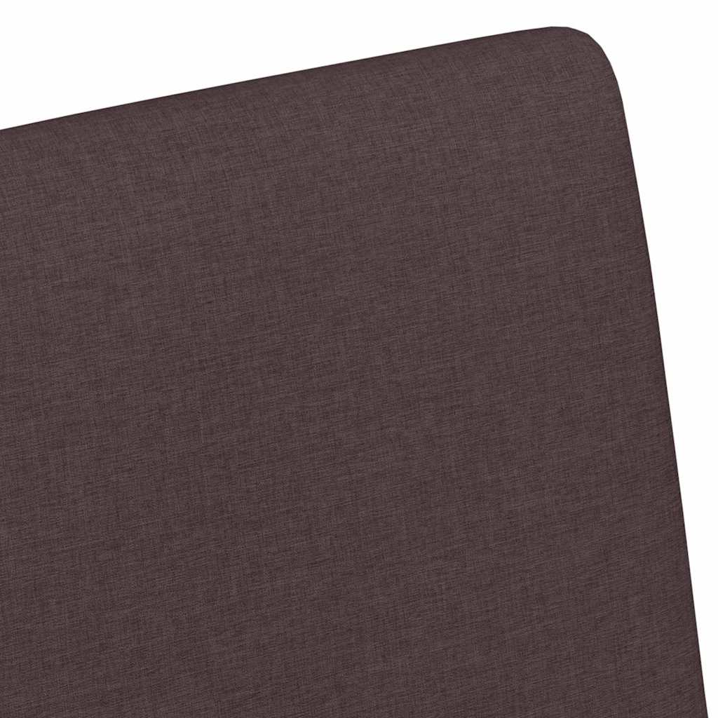 Dining Chairs 2 pcs Dark brown 57 x 66 x 94 cm Fabric