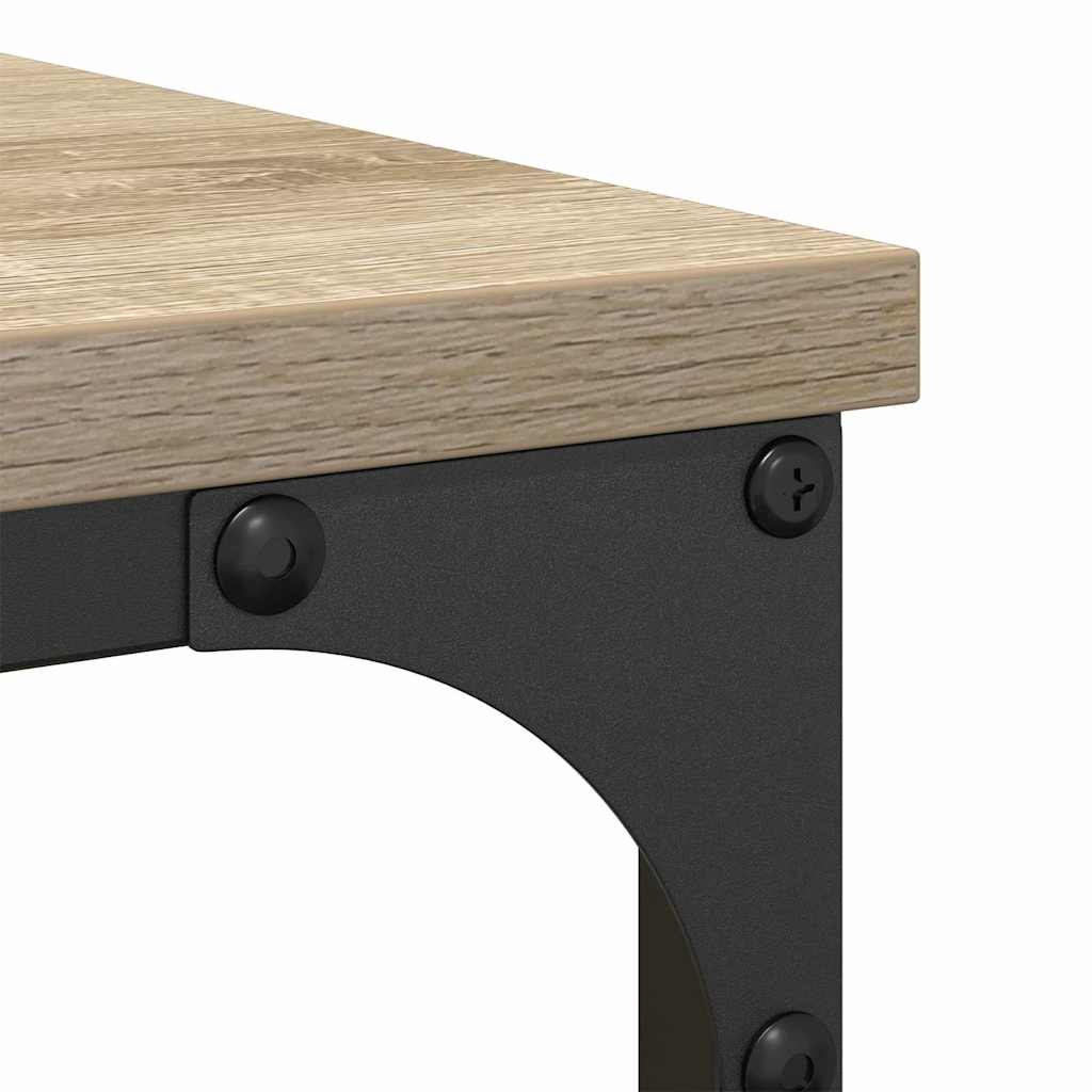 Bathroom Furniture Set 3 pcs Sonoma oak 33 x 33 x 185.5 cm