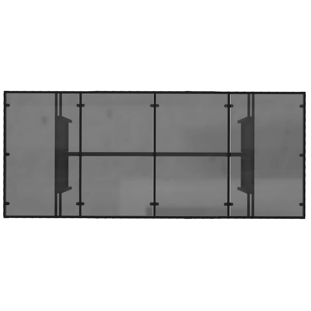 Garden Dining Set 7 pcs Black 190 x 80 x 75 cm Poly Rattan