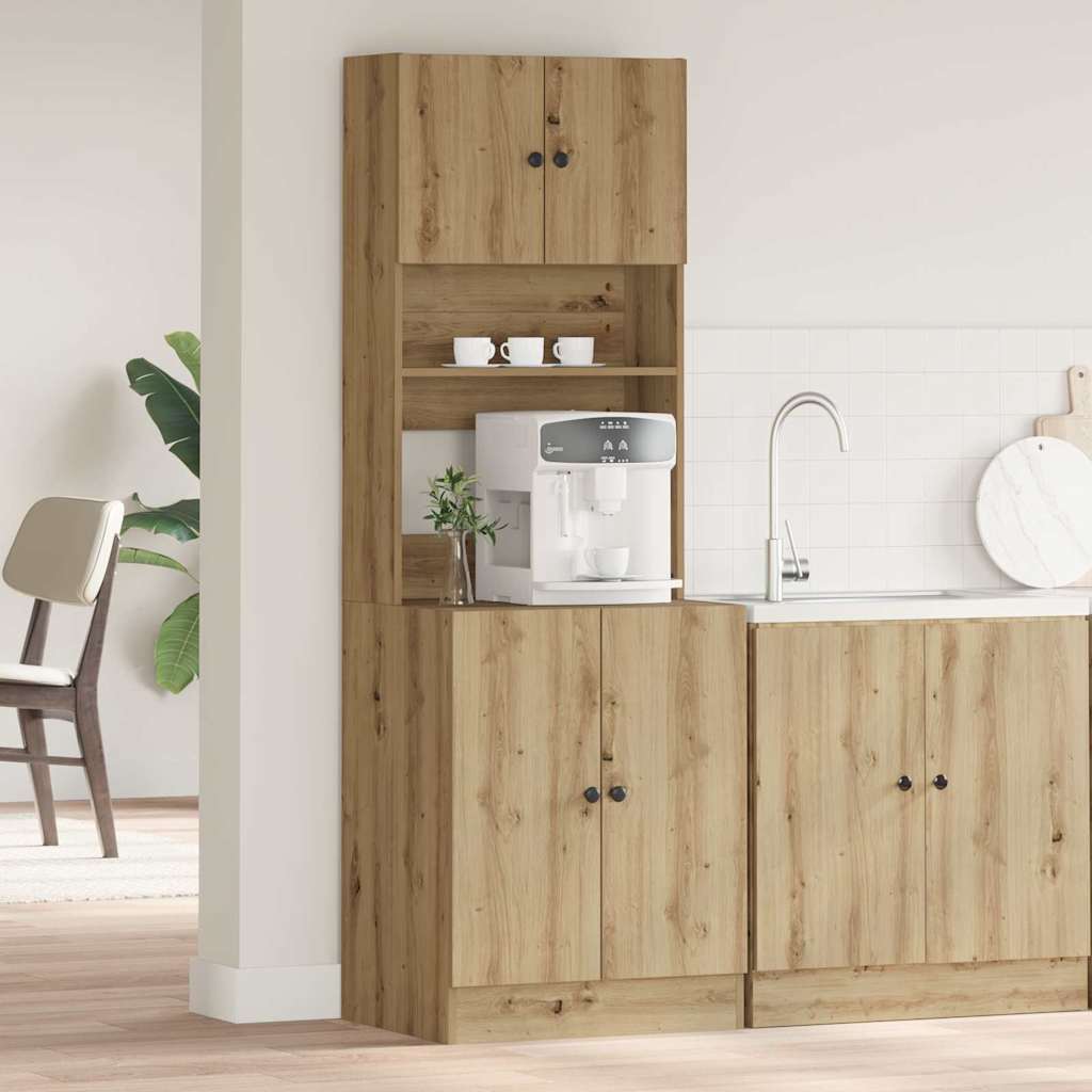 Kitchen Cabinet Artisan oak 60 x 50 x 180 cm Engineered wood