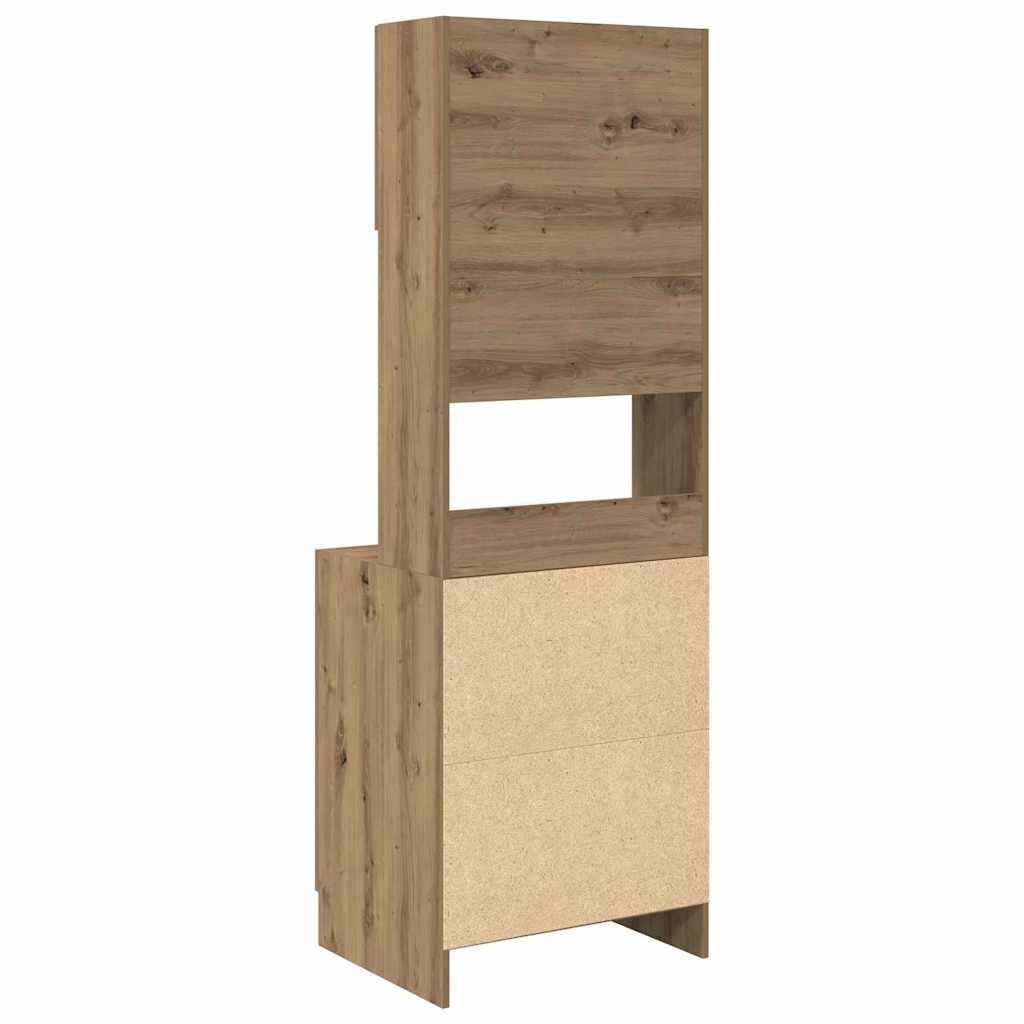 Kitchen Cabinet Artisan oak 60 x 50 x 180 cm Engineered wood