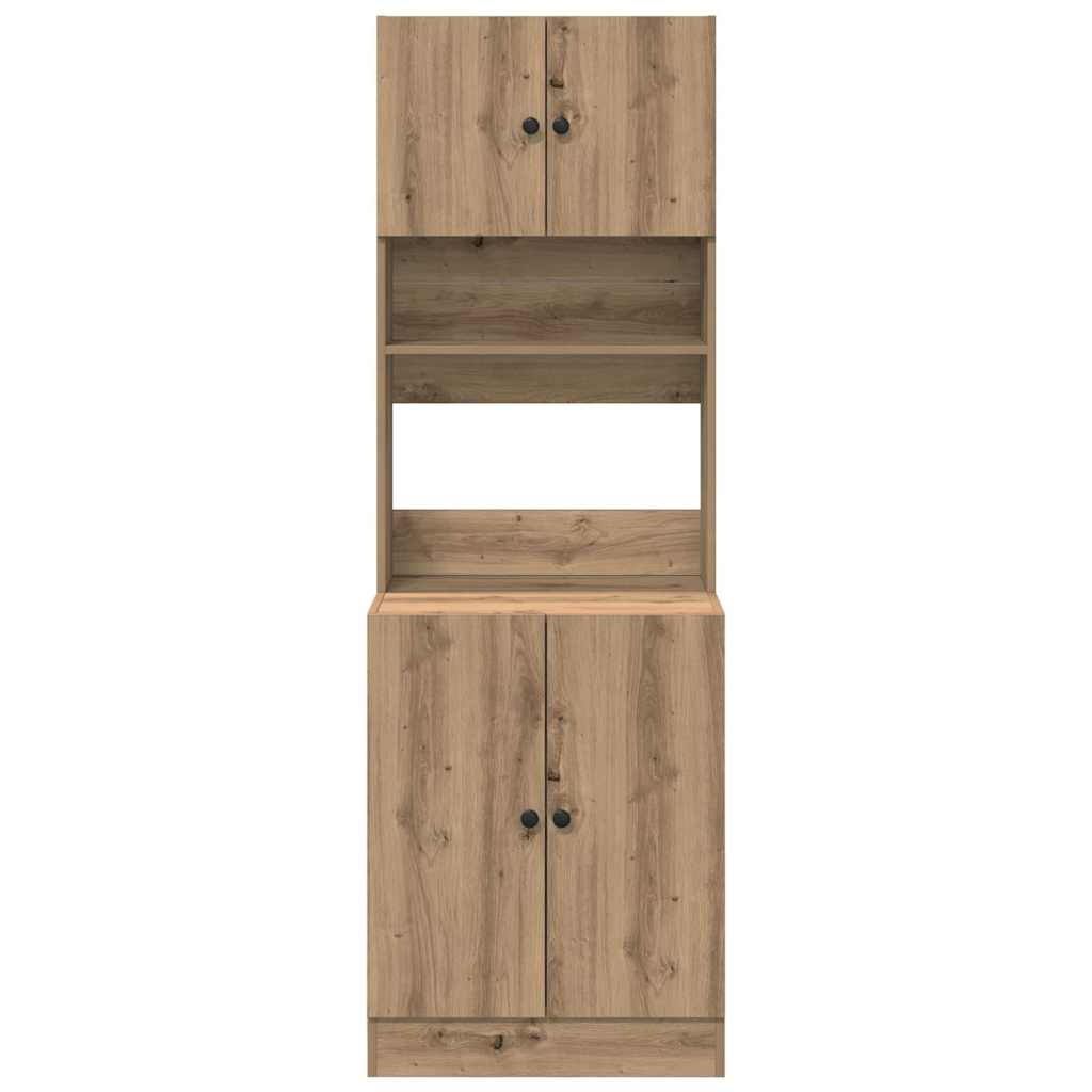 Kitchen Cabinet Artisan oak 60 x 50 x 180 cm Engineered wood