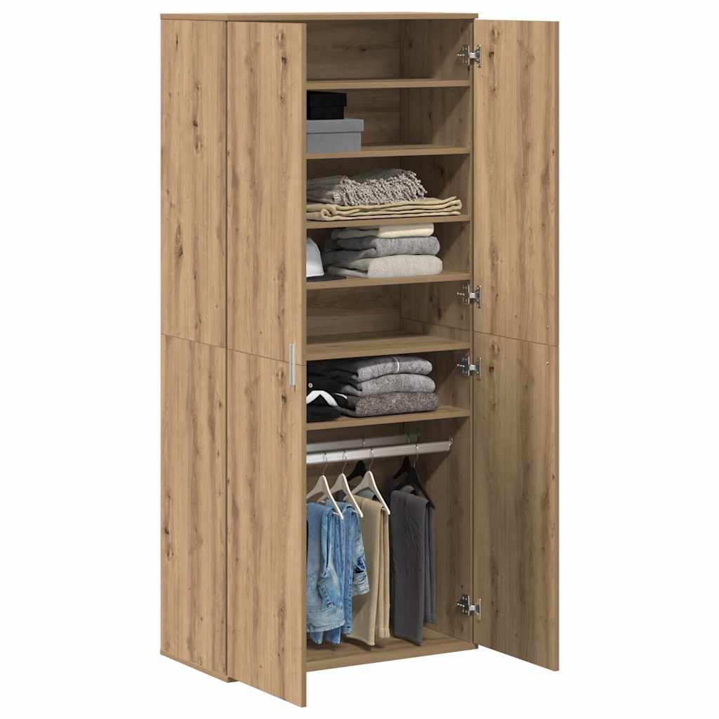 Highboard Artisan oak 80 x 39 x 178 cm Engineered wood