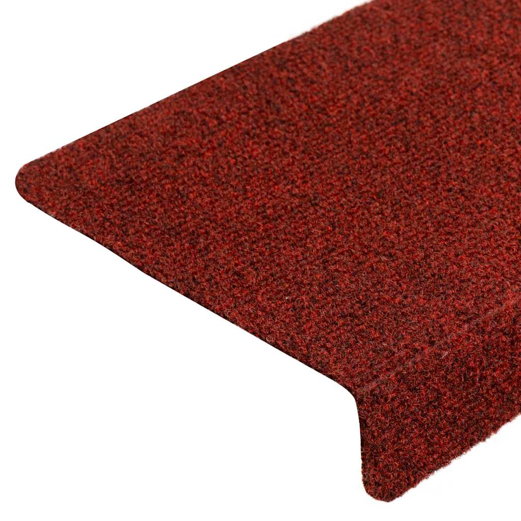 Stair Mats Self-adhesive 20 pcs 65x21x4 cm Bordeaux Red Rectangular Edge