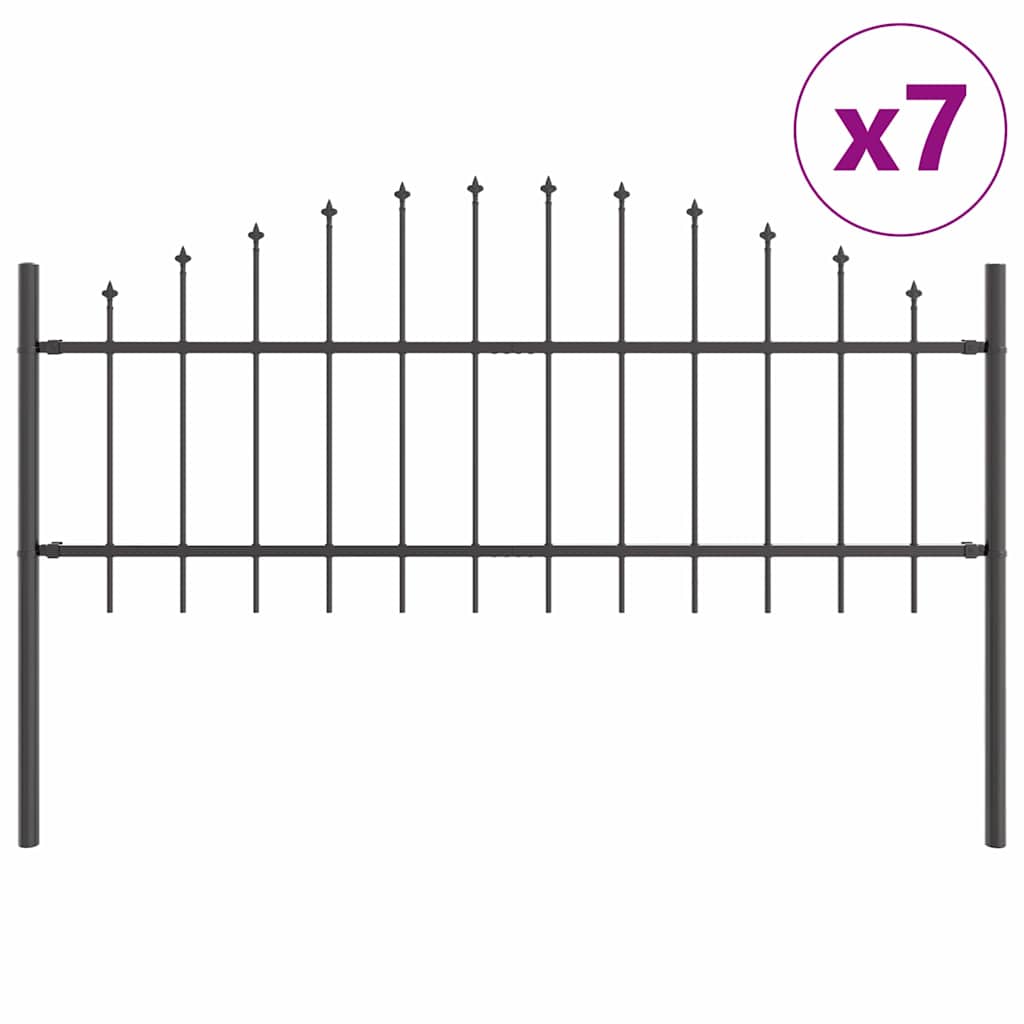 Garden Fence Grey 1190 x 75 cm