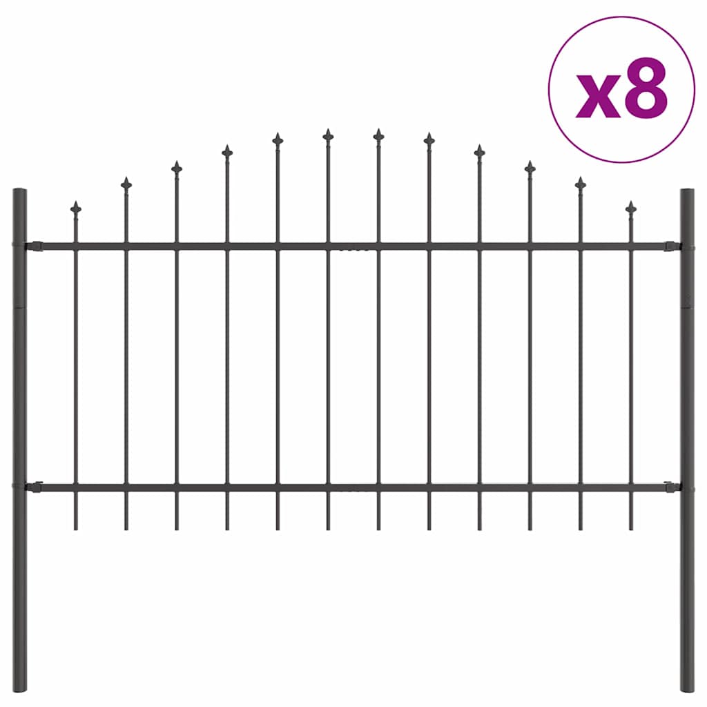 Garden Fence Grey 1360 x 100 cm
