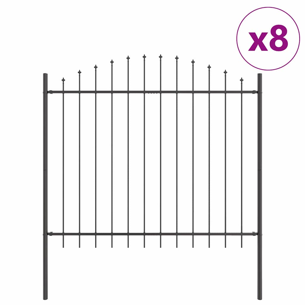 Garden Fence Grey 1360 x 125 cm