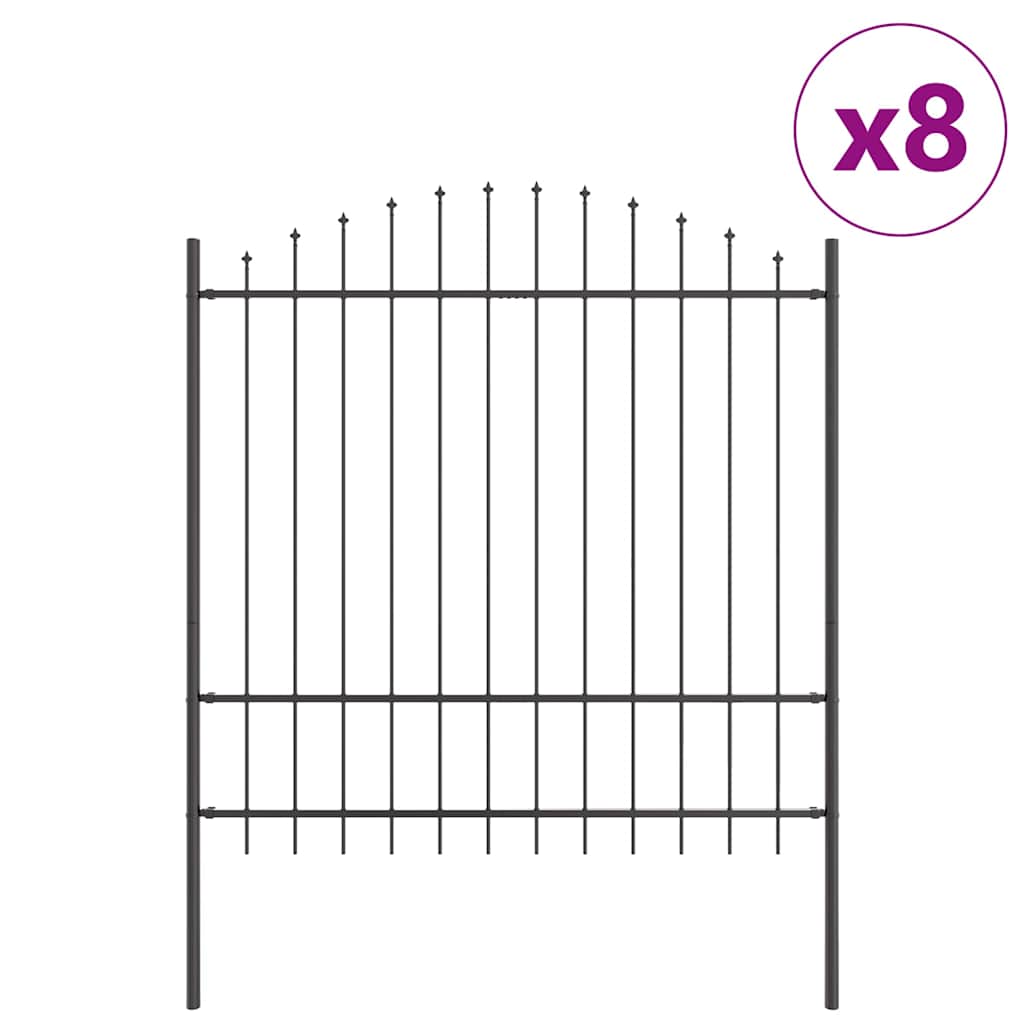 Garden Fence Grey 1360 x 175 cm