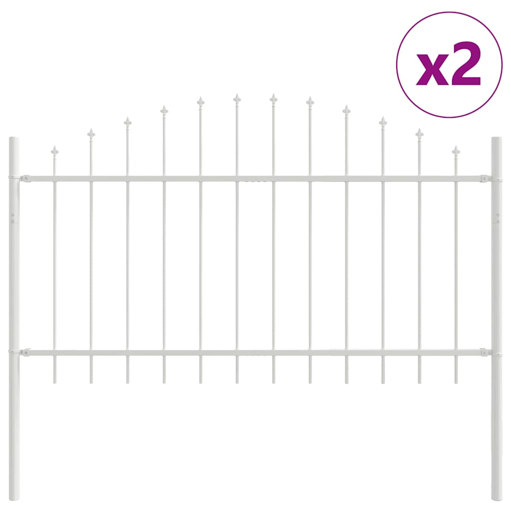 Garden Fence White 340 x 100 cm