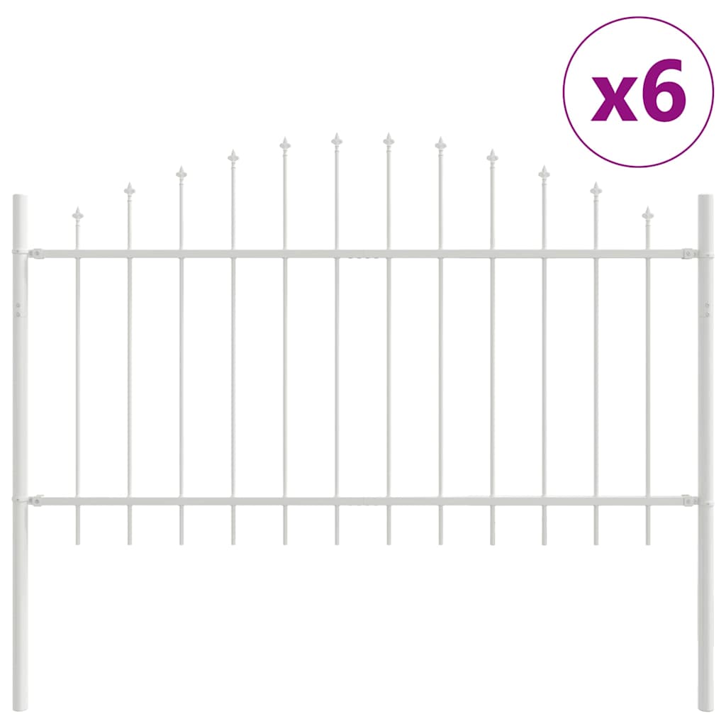 Garden Fence White 1020 x 100 cm