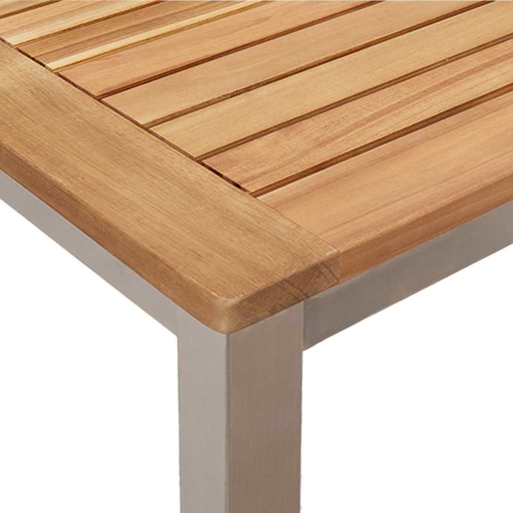GardenDiningSet 3 pcs Brown SolidAcaciawood
