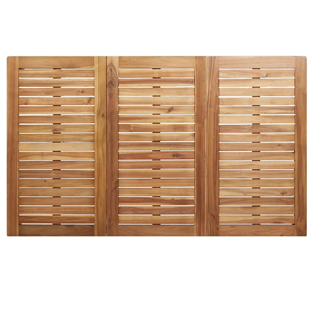 GardenDiningSet 5 pcs Brown SolidAcaciawood