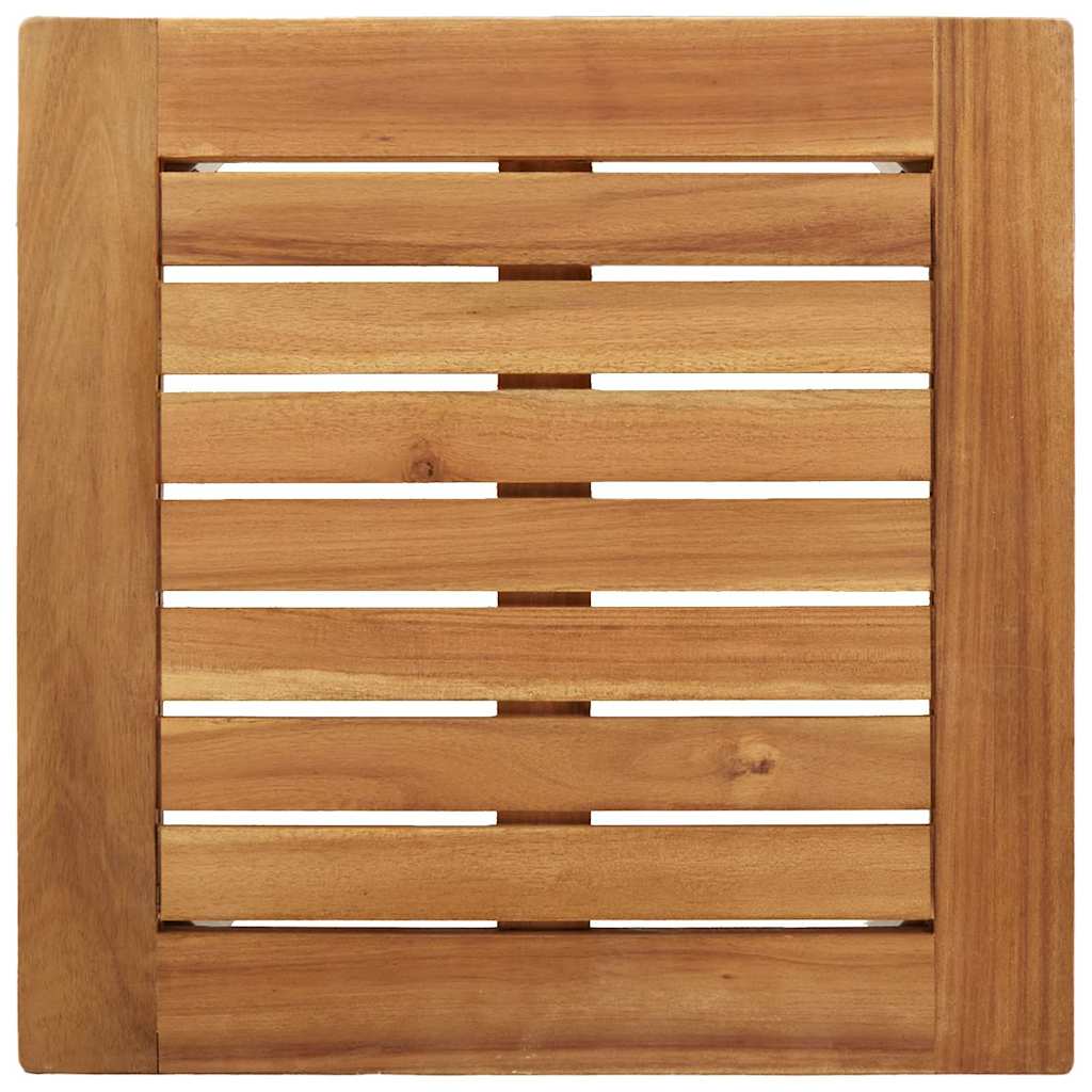 GardenDiningSet 3 pcs Brown SolidTeakwood