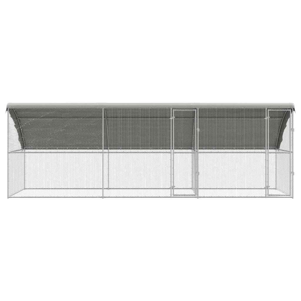 Chicken Cage Silver 600 x 200 x 198.5 cm Galvanised Steel