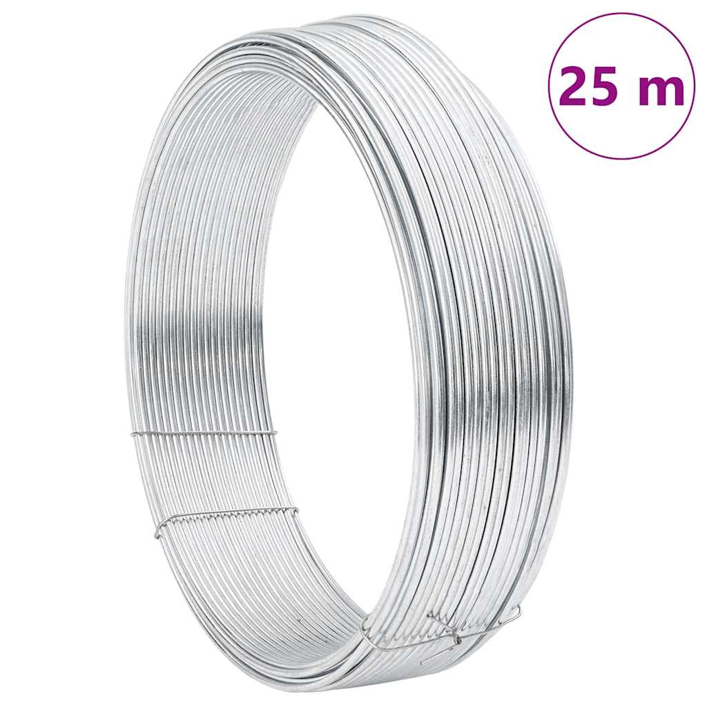 Fence Binding Wire Silver 25 m Hot-dip galvanised steel