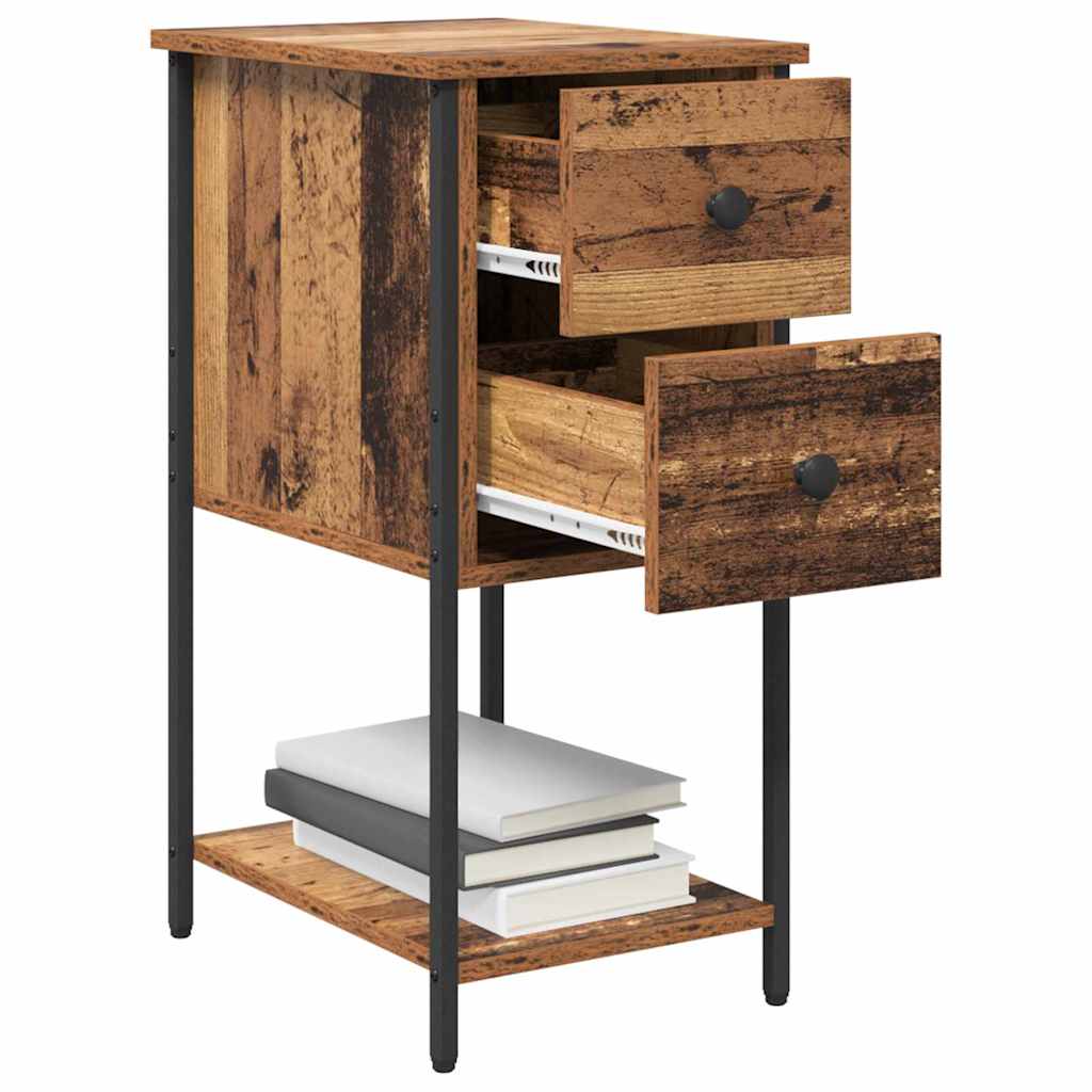 Bedside Cabinet Old wood 32 x 42 x 70 cm Engineered wood
