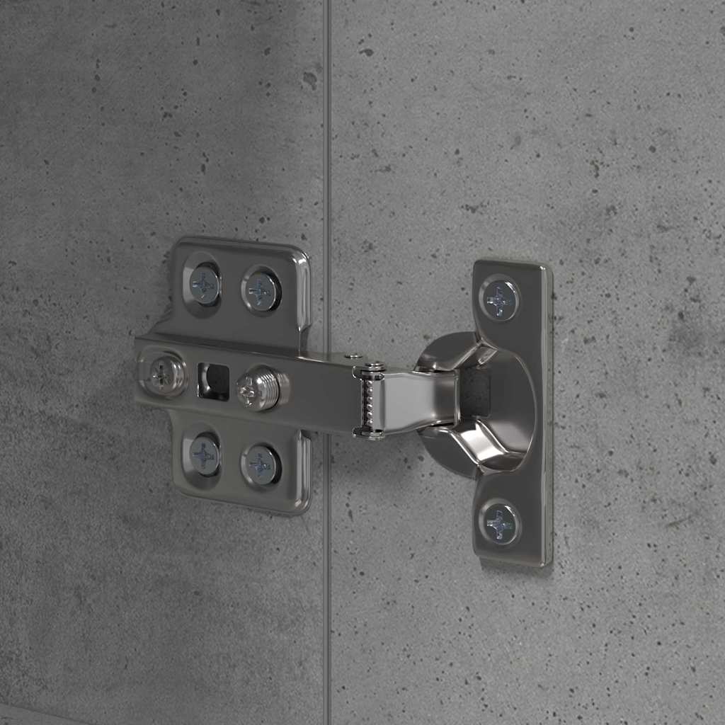 Kitchen Cabinet with Door Grey 35 x 50 x 180 cm Engineered wood