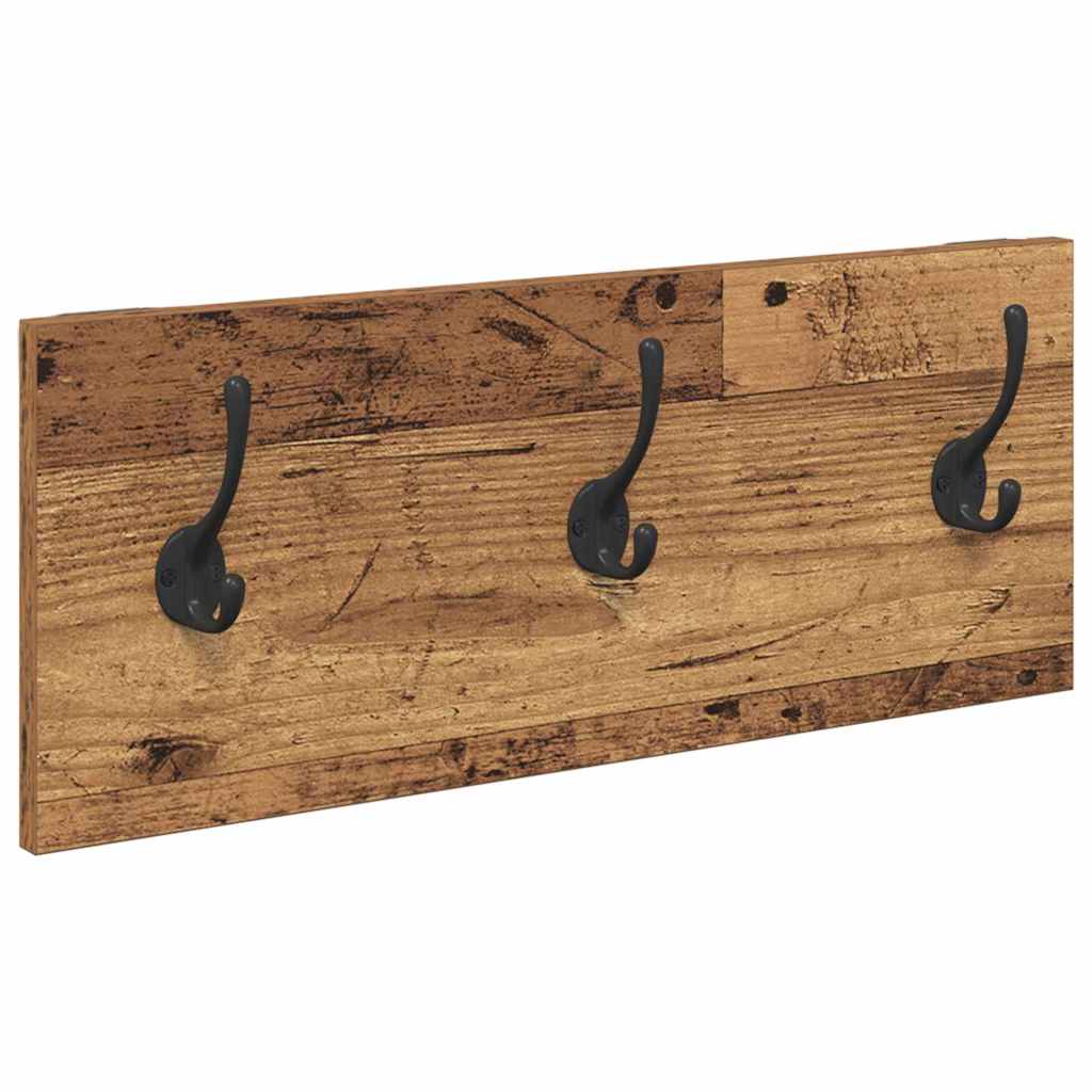 Hallway Furniture Set with Drawer Old wood 90 x 31 x 46.5 cm