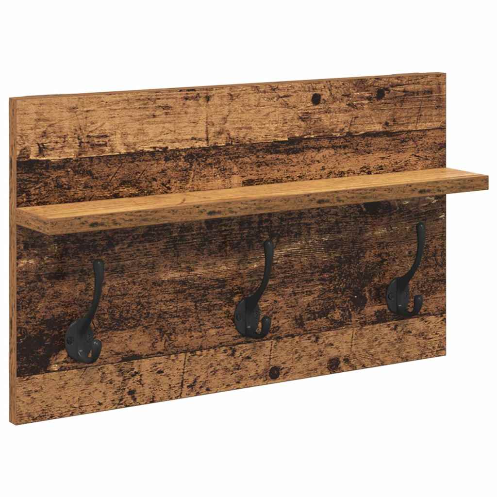 Hallway Furniture Set with Drawer Old wood 90 x 31 x 46.5 cm