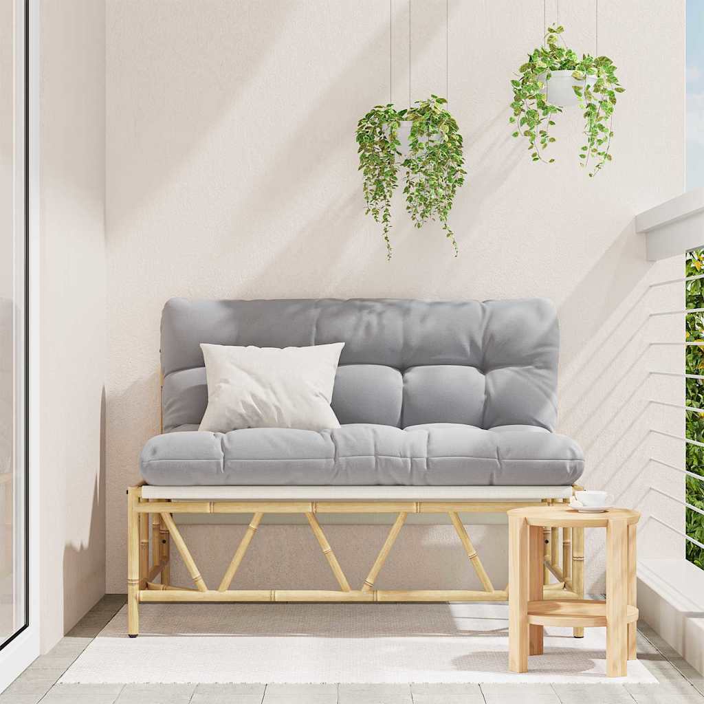 Garden Bench Light grey 110 x 75x 71 cm Steel