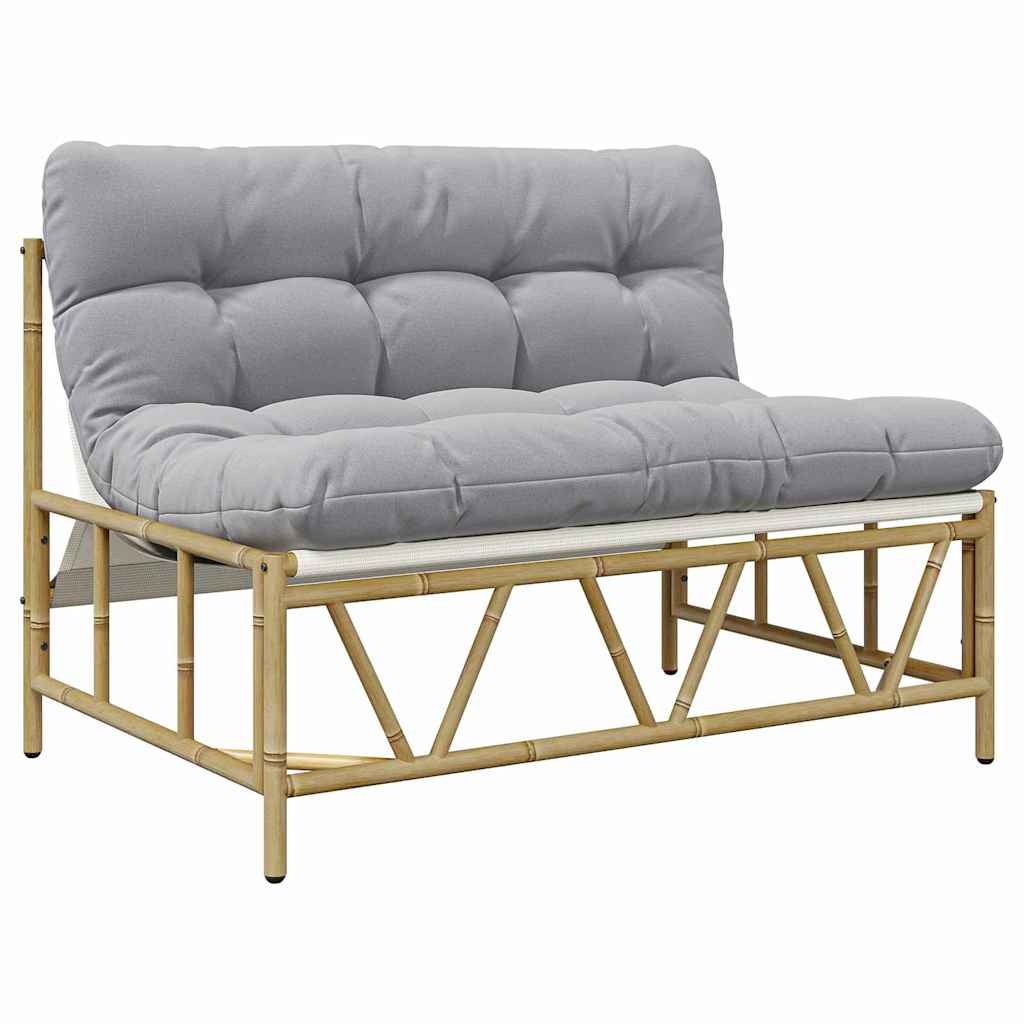 Garden Bench Light grey 110 x 75x 71 cm Steel
