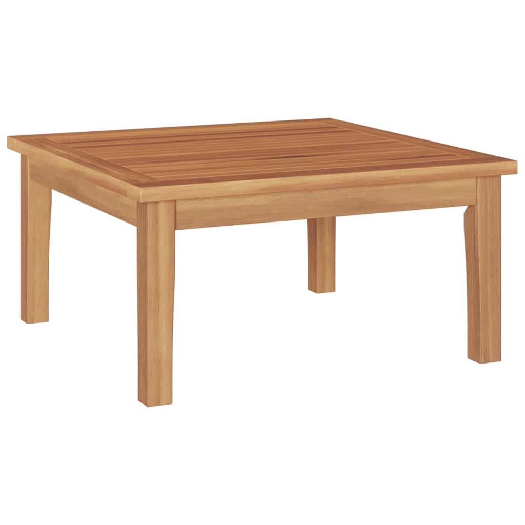 Garden Bench Set with Cushion 5 pcs Brown and Cream