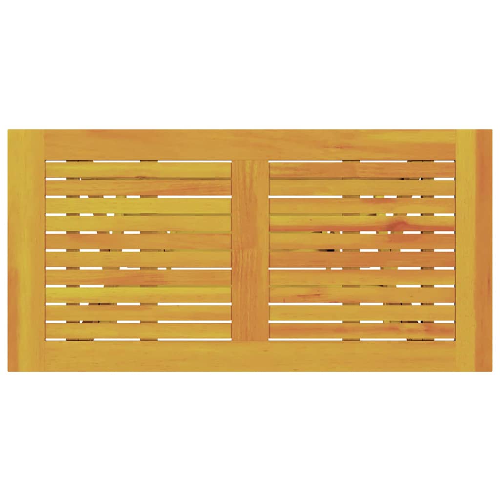 Garden Dining Set with Cushion 5 pcs Brown Solid acacia wood