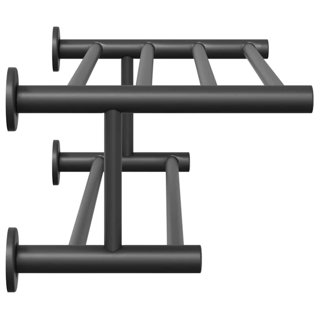 Towel Rack Black 61 x 23 x 17 cm Stainless steel