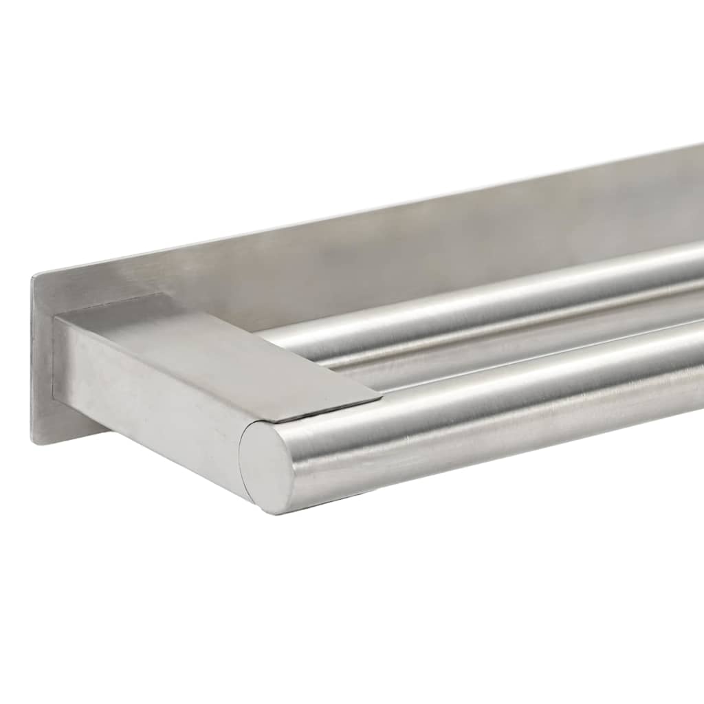 Towel Rack Silver 40 x 9 x 4 cm Stainless steel