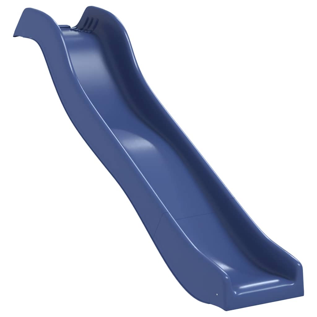 Outdoor Playset White and Blue Solid Wood Fir
