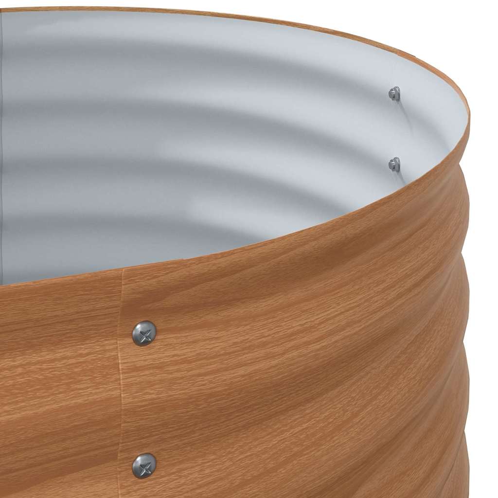 Garden Raised Bed Brown 320 x 80 x 44 cm Steel