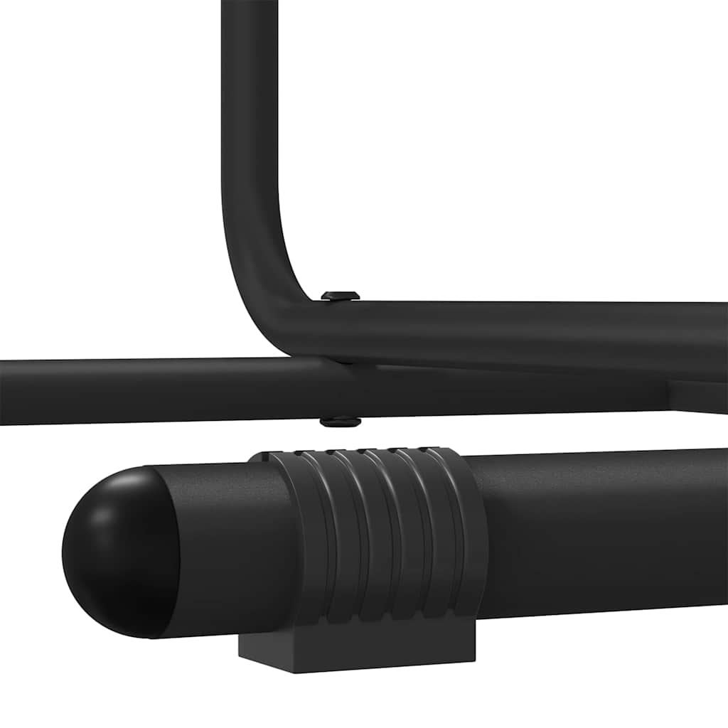 Clothes Rack Black 62 x 48 x 158 cm Steel