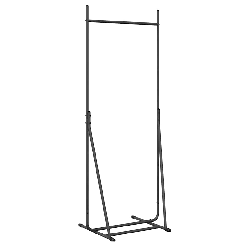 Clothes Rack Black 62 x 48 x 158 cm Steel