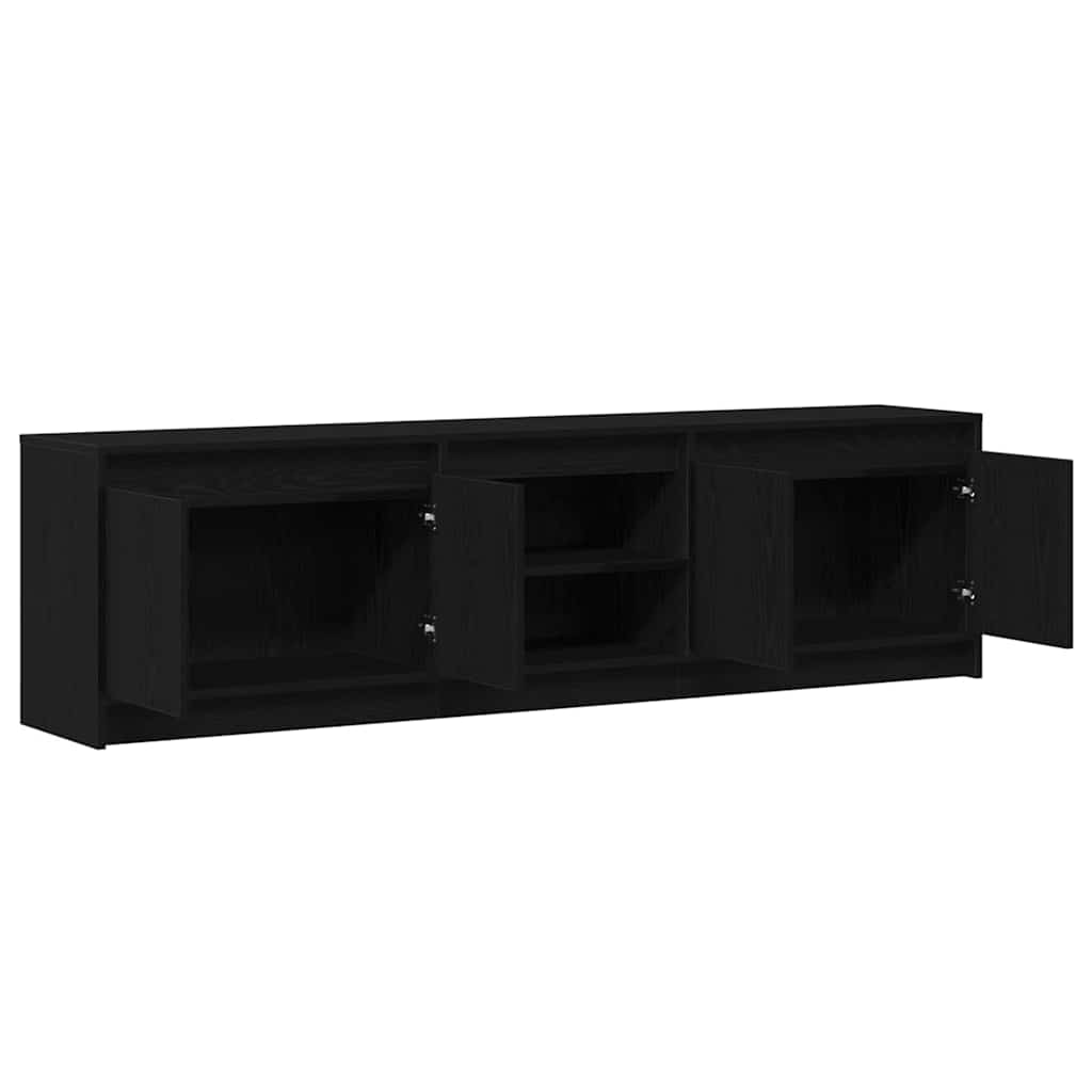 TV Cabinet Black 180 x 34 x 50 cm Engineered wood
