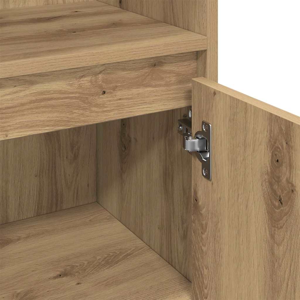Bathroom Furniture Set 3 pcs Artisan Oak 30 x 30 x 180 cm