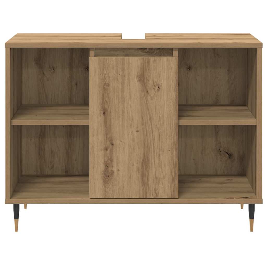 Bathroom Furniture Set 3 pcs Artisan Oak 30 x 30 x 180 cm
