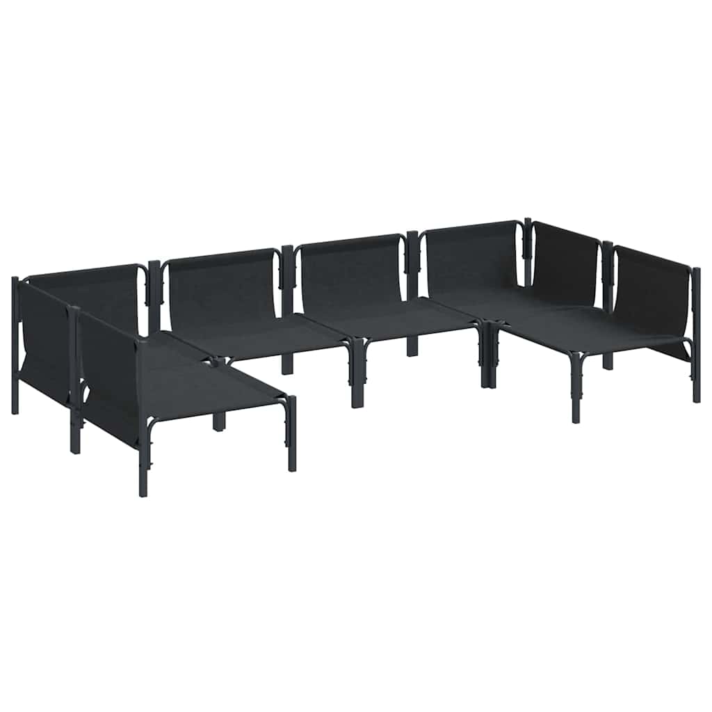 Garden Sofa Set Anthracite Steel