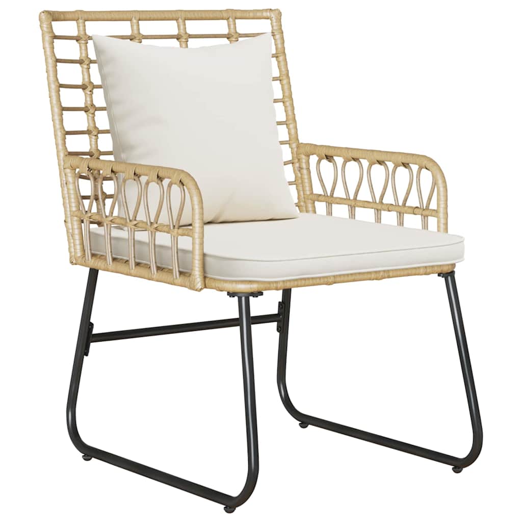 Garden Furniture Set with Cushion 4 pcs Black and Anthracite