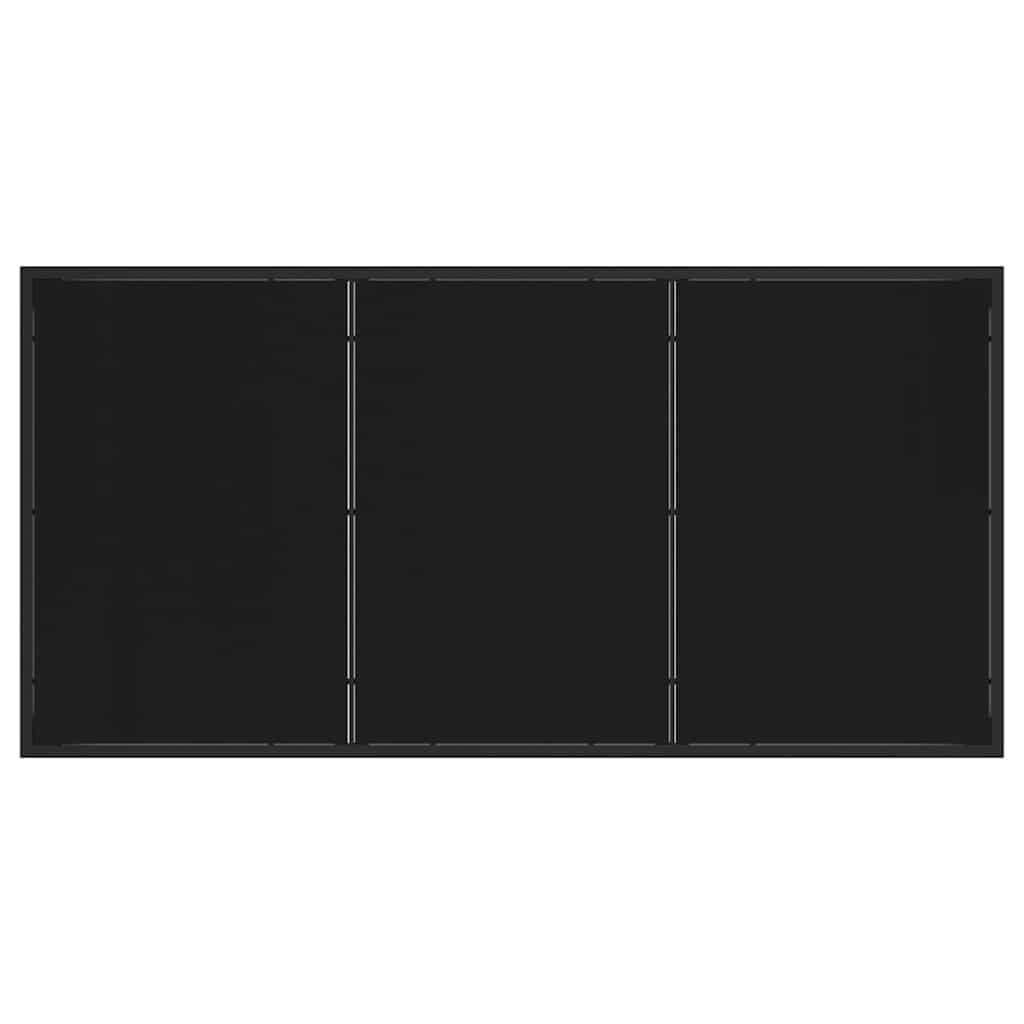 Garden Dining Set 7 pcs Brown Textilene and steel