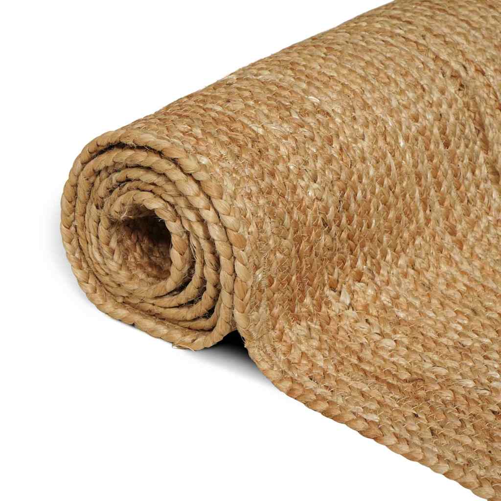 Rug Beige 240 x 240 cm Jute