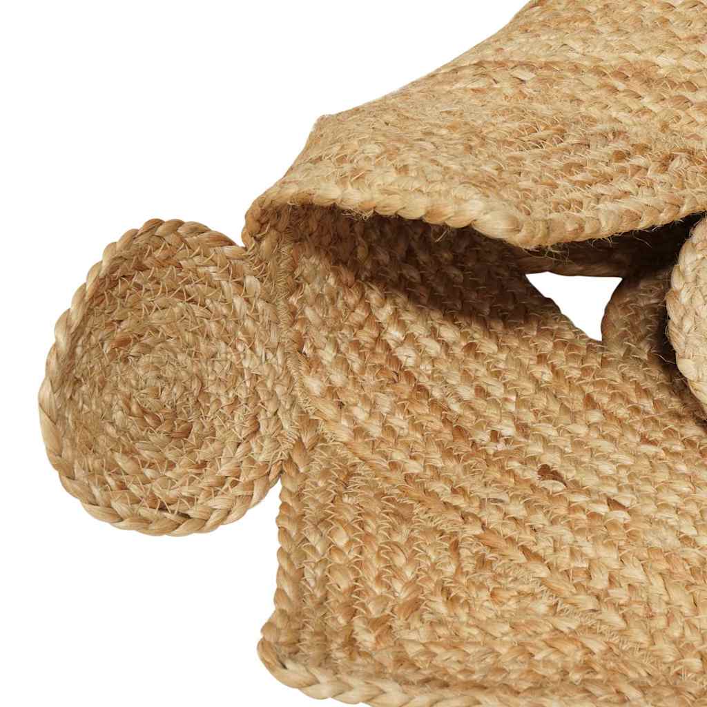 Rug Beige 100 x 152 cm Jute