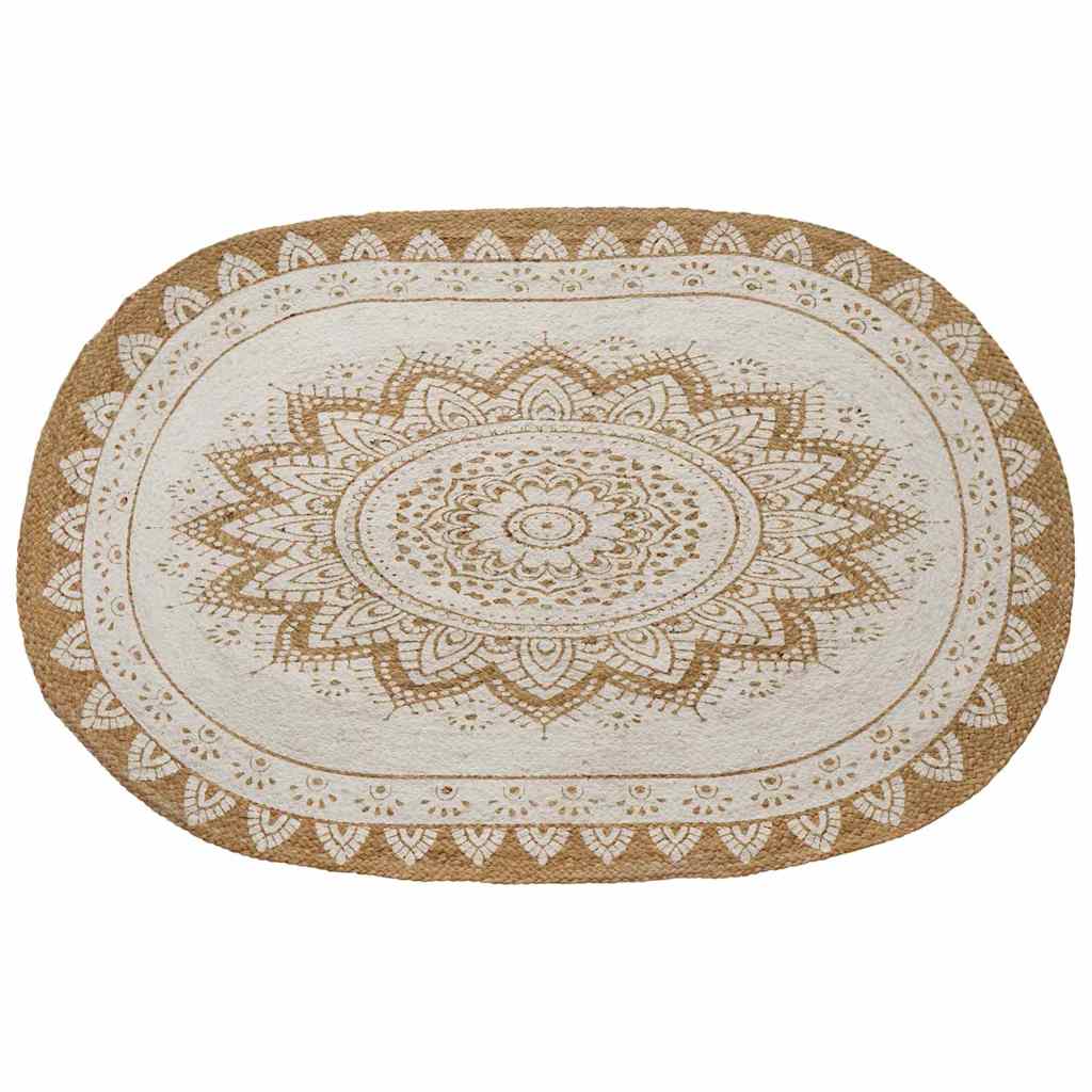 Rug Brown 122 x 183 cm Jute