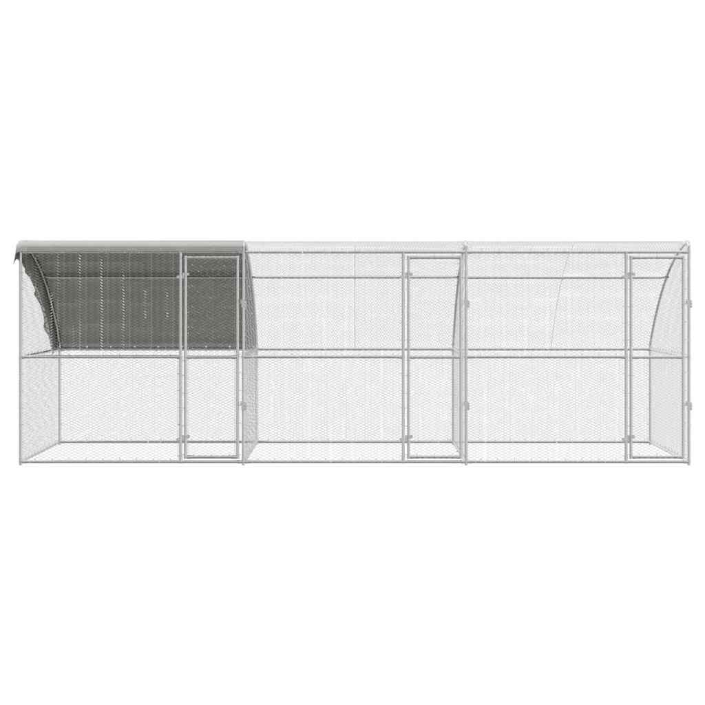 Chicken Cage Silver 600 x 200 x 198.5 cm Galvanised steel