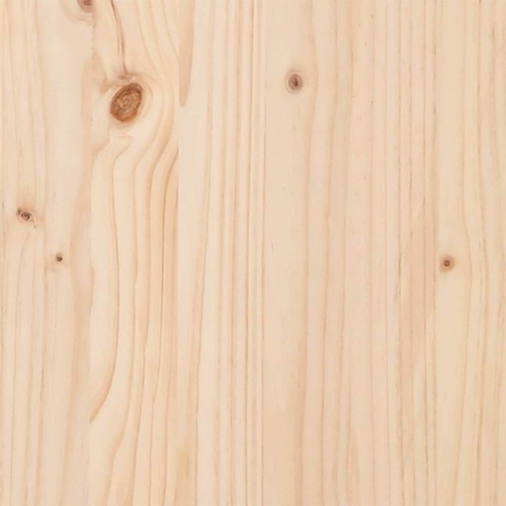 Sliding Door Brown 80 x 208 cm Solid pine wood