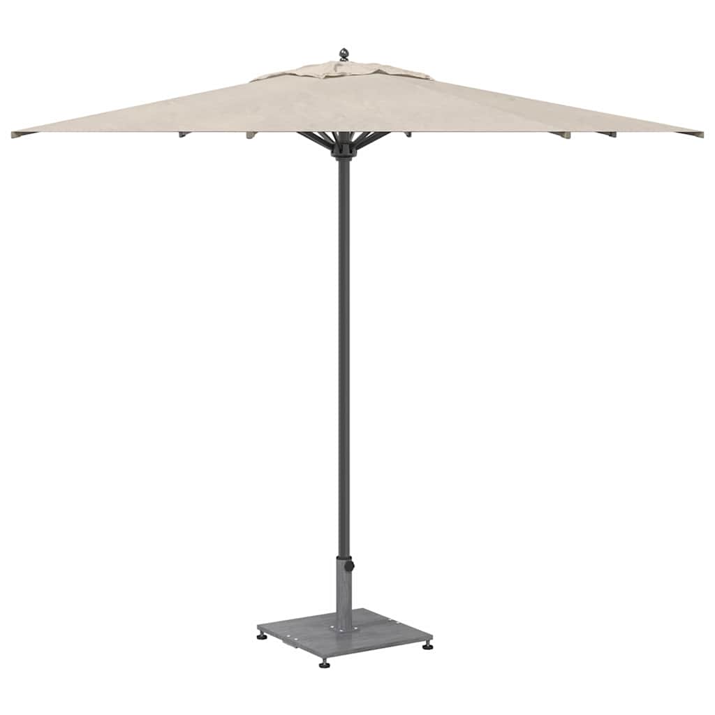Outdoor Umbrella Base Dark grey wood look 45 x 45 x 31 cm Steel