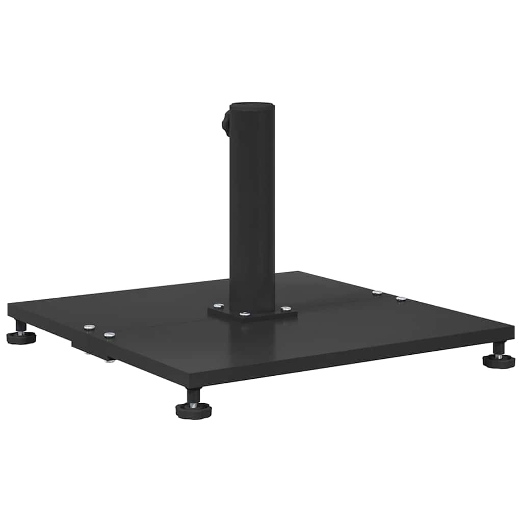 Outdoor Umbrella Base Adjustable Black 45 x 45 x 31 cm Steel