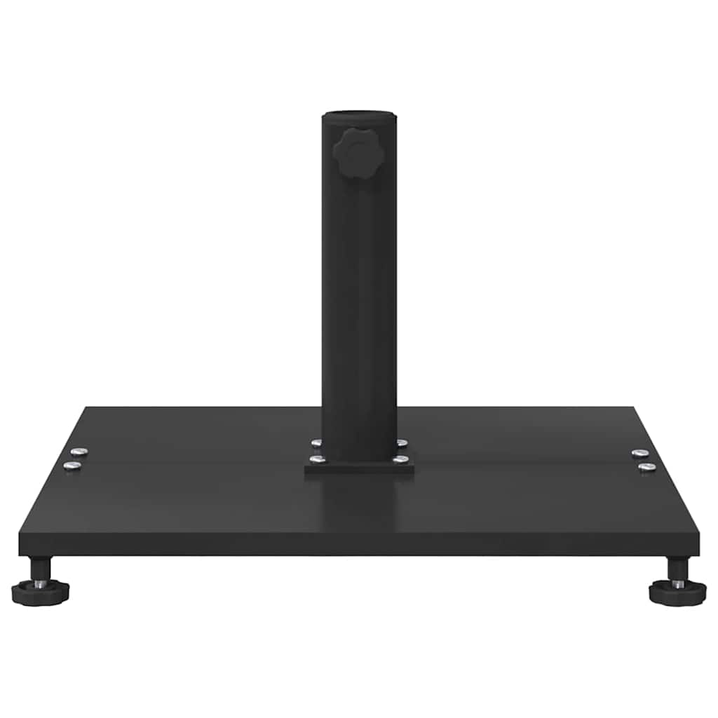 Outdoor Umbrella Base Adjustable Black 45 x 45 x 31 cm Steel