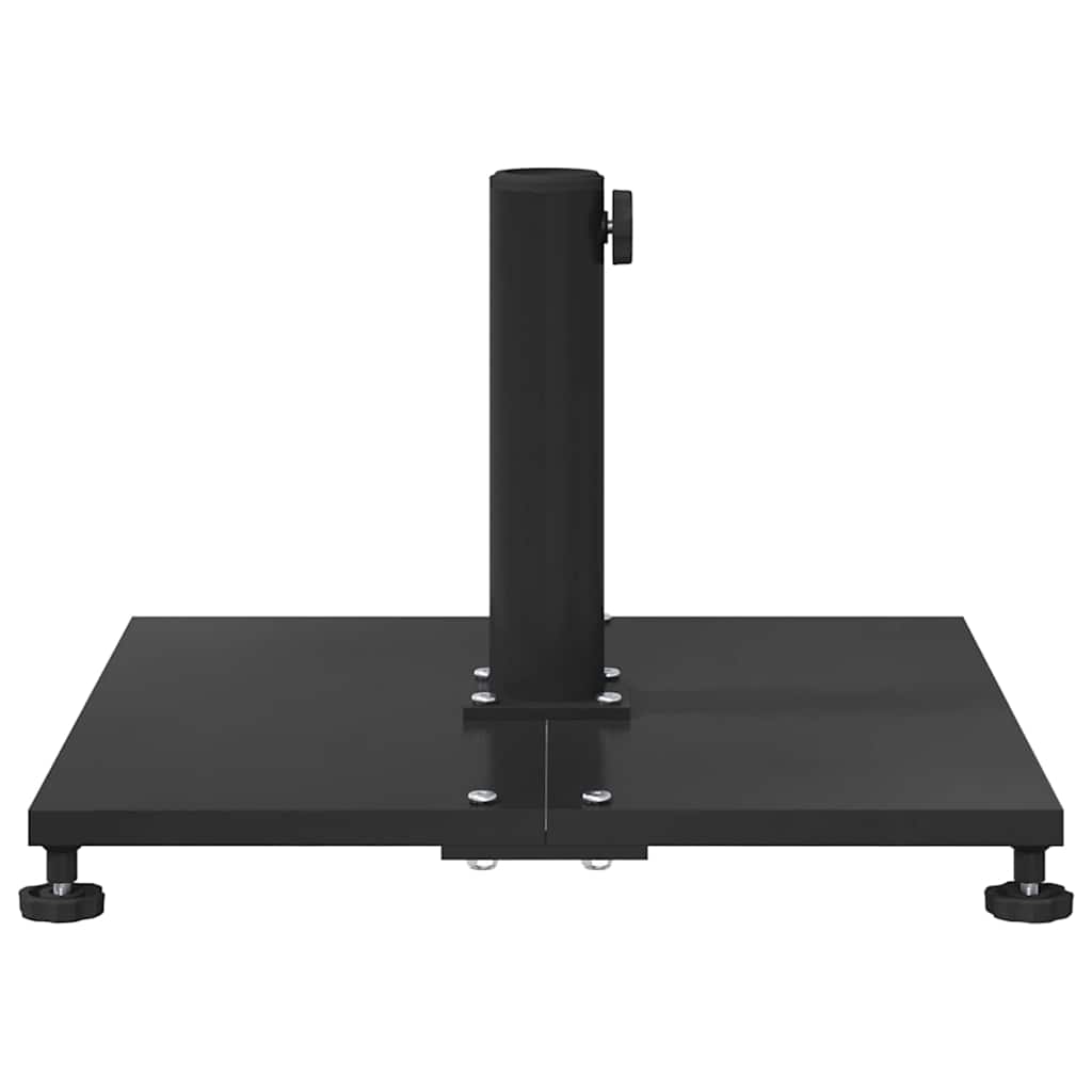 Outdoor Umbrella Base Adjustable Black 45 x 45 x 31 cm Steel