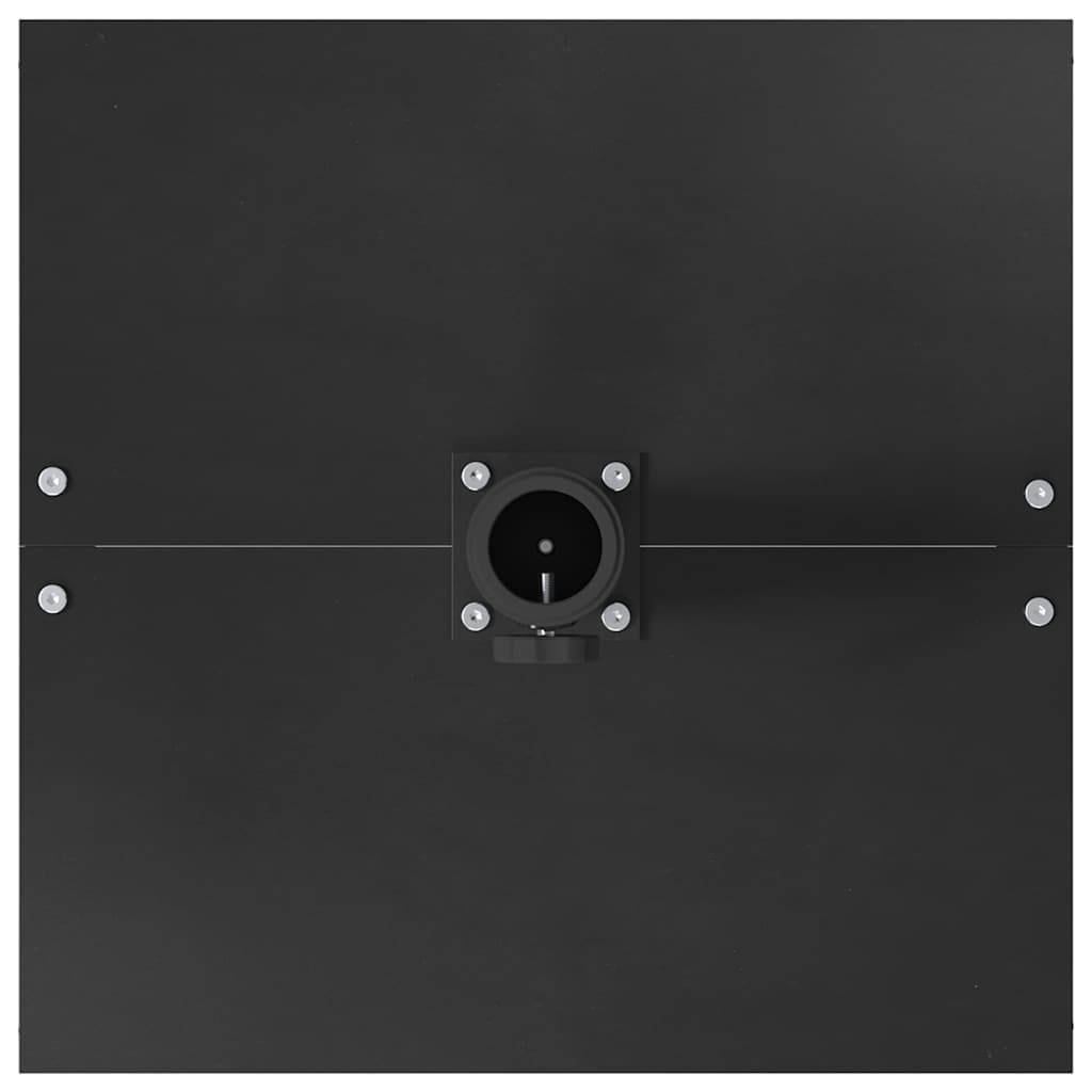 Outdoor Umbrella Base Adjustable Black 45 x 45 x 31 cm Steel